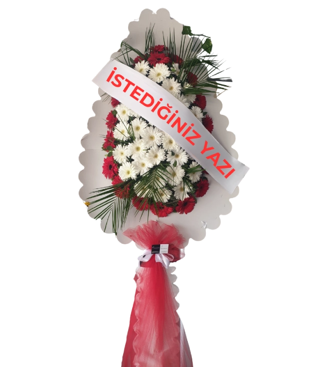 Antalya beyaz papatya çelengi - No 2